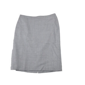 Talbots Skirt Women’s Gray Size 8 Lined Back Zip